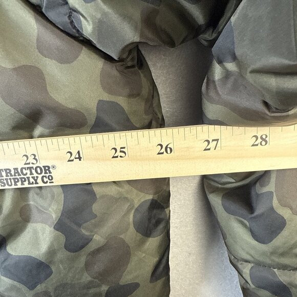 Old Navy Hooded Puffer Jacket Womens Size L Frost Free Water Resistant Camo Coat - Picture 7 of 13